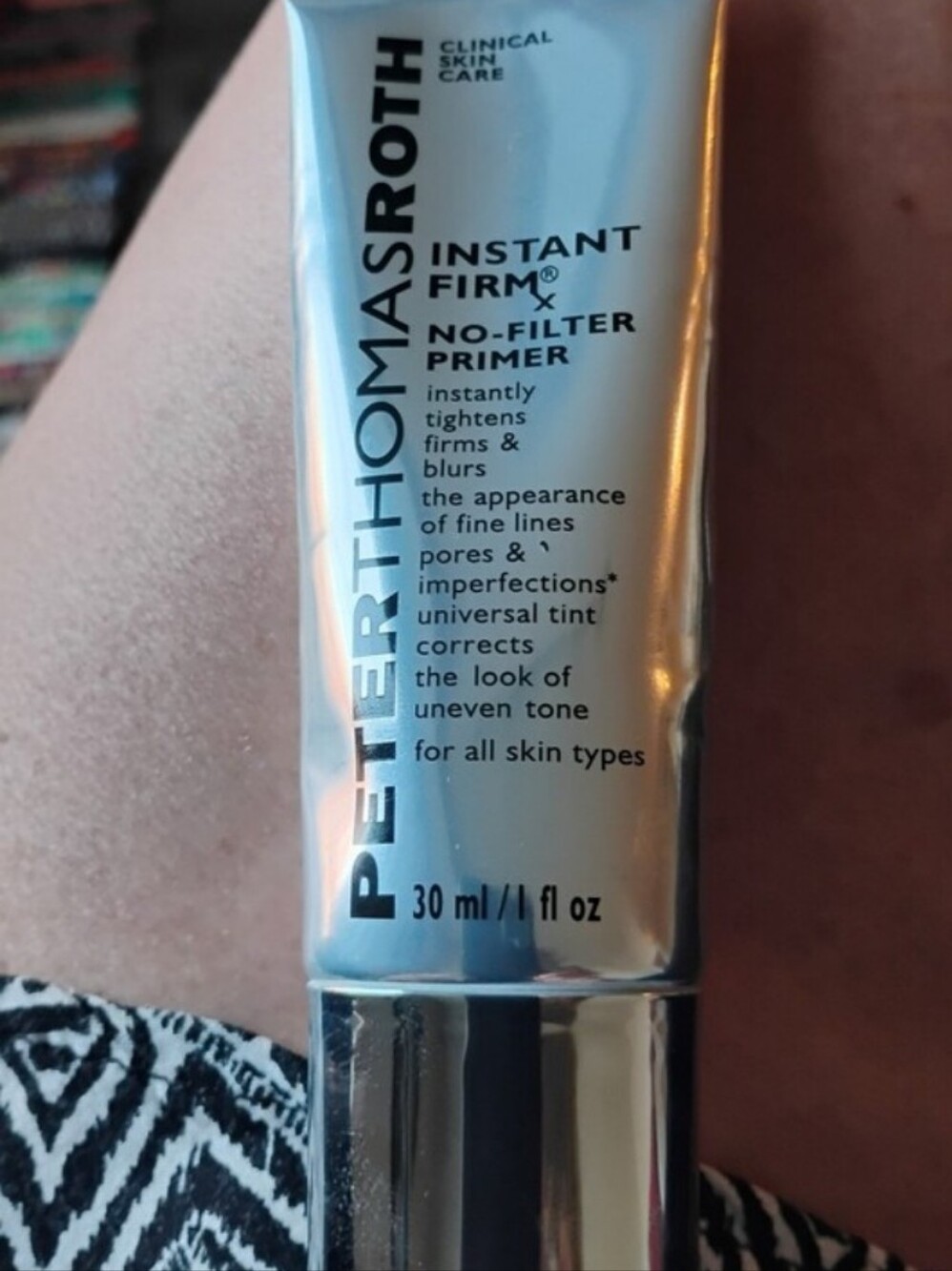 Instant Firming Face Tightener Cream - Silver (With Brush)